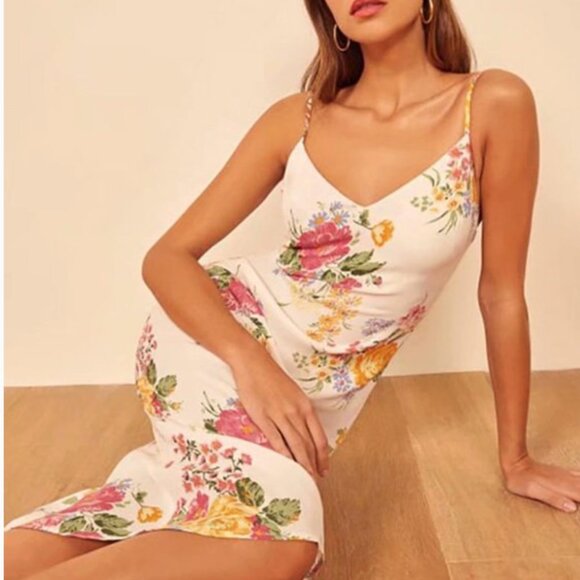 Reformation Boston Dress - Bouquet size 4 - Picture 3 of 7